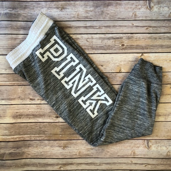 PINK Victoria's Secret Pants - Victoria’s Secret PINK Logo Gym Joggers